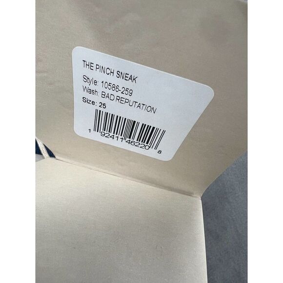 THE PINCH SNEAK SUPER HIGH WAIST WIDE LEG JEANS Size 25 Bad Reputation - Picture 11 of 14